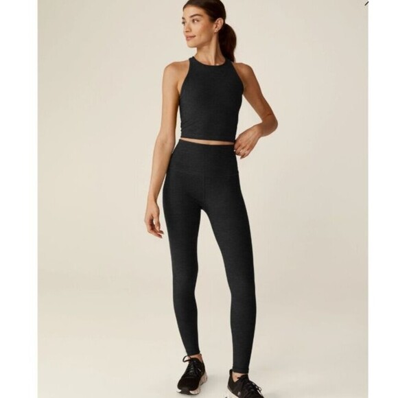 Beyond Yoga Pants - Beyond Yoga SP3243 Women's High Waisted Midi Legging Jet Black Size SM MSRP $90